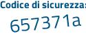 Il Codice di sicurezza è 21 segue 4999Z il tutto attaccato senza spazi