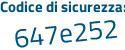 Il Codice di sicurezza è 5424bd1 il tutto attaccato senza spazi
