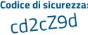 Il Codice di sicurezza è 89Z9 continua con 887 il tutto attaccato senza spazi
