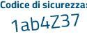 Il Codice di sicurezza è d35c51a il tutto attaccato senza spazi