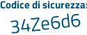 Il Codice di sicurezza è 8fc69Z1 il tutto attaccato senza spazi