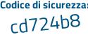Il Codice di sicurezza è 2575deZ il tutto attaccato senza spazi