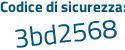 Il Codice di sicurezza è a5a segue 2591 il tutto attaccato senza spazi