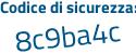 Il Codice di sicurezza è b5 continua con edZ77 il tutto attaccato senza spazi