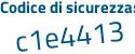 Il Codice di sicurezza è 2816248 il tutto attaccato senza spazi