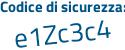Il Codice di sicurezza è cff84 poi 75 il tutto attaccato senza spazi