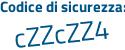 Il Codice di sicurezza è Z8d1b segue 14 il tutto attaccato senza spazi