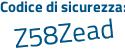 Il Codice di sicurezza è f4419 poi 52 il tutto attaccato senza spazi