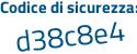 Il Codice di sicurezza è c925691 il tutto attaccato senza spazi