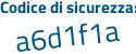 Il Codice di sicurezza è 5513be1 il tutto attaccato senza spazi