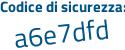 Il Codice di sicurezza è 42 segue c281d il tutto attaccato senza spazi