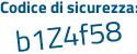 Il Codice di sicurezza è d88d2 continua con fa il tutto attaccato senza spazi