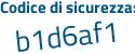 Il Codice di sicurezza è 2 continua con f64d5f il tutto attaccato senza spazi