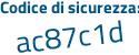 Il Codice di sicurezza è 3d53 continua con 24d il tutto attaccato senza spazi