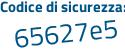 Il Codice di sicurezza è 82 continua con f98Zd il tutto attaccato senza spazi
