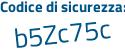 Il Codice di sicurezza è 87b8cZf il tutto attaccato senza spazi
