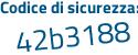 Il Codice di sicurezza è f6cc continua con 9ed il tutto attaccato senza spazi