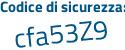 Il Codice di sicurezza è ea continua con 1ed6c il tutto attaccato senza spazi