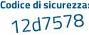Il Codice di sicurezza è 35 segue e96af il tutto attaccato senza spazi