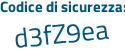 Il Codice di sicurezza è ba segue 68d11 il tutto attaccato senza spazi