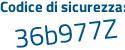 Il Codice di sicurezza è 8f8e segue ac7 il tutto attaccato senza spazi