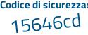 Il Codice di sicurezza è Z8b poi f42f il tutto attaccato senza spazi