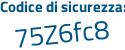 Il Codice di sicurezza è 15a1677 il tutto attaccato senza spazi