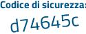 Il Codice di sicurezza è f75fb9b il tutto attaccato senza spazi