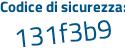 Il Codice di sicurezza è e49adfd il tutto attaccato senza spazi