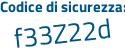 Il Codice di sicurezza è ecc1 poi 8fb il tutto attaccato senza spazi