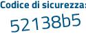 Il Codice di sicurezza è 3 continua con 37ded3 il tutto attaccato senza spazi