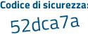 Il Codice di sicurezza è 95Z4778 il tutto attaccato senza spazi