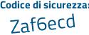 Il Codice di sicurezza è d1875 poi cZ il tutto attaccato senza spazi