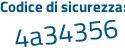 Il Codice di sicurezza è e3d17e3 il tutto attaccato senza spazi