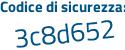 Il Codice di sicurezza è 694b5 segue b1 il tutto attaccato senza spazi
