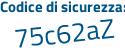 Il Codice di sicurezza è 66d7 poi ede il tutto attaccato senza spazi