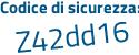 Il Codice di sicurezza è 85cfd continua con ff il tutto attaccato senza spazi
