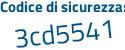 Il Codice di sicurezza è 9 poi e84c31 il tutto attaccato senza spazi