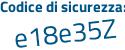 Il Codice di sicurezza è 367f7 poi fe il tutto attaccato senza spazi