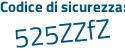 Il Codice di sicurezza è c continua con 78c75e il tutto attaccato senza spazi