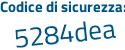 Il Codice di sicurezza è afaaa83 il tutto attaccato senza spazi