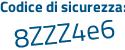 Il Codice di sicurezza è 7 poi 177896 il tutto attaccato senza spazi