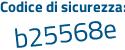 Il Codice di sicurezza è e861e segue 6f il tutto attaccato senza spazi