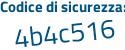 Il Codice di sicurezza è acac58a il tutto attaccato senza spazi