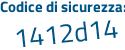 Il Codice di sicurezza è 87Zfe segue 81 il tutto attaccato senza spazi
