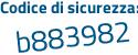 Il Codice di sicurezza è 193d continua con b3e il tutto attaccato senza spazi