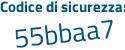 Il Codice di sicurezza è 14f6e4f il tutto attaccato senza spazi