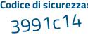 Il Codice di sicurezza è c poi 57Z263 il tutto attaccato senza spazi