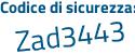 Il Codice di sicurezza è c9f continua con 863d il tutto attaccato senza spazi