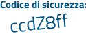 Il Codice di sicurezza è 962a poi 4b4 il tutto attaccato senza spazi